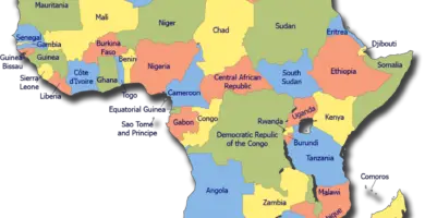 Mapa Interactivo Político África