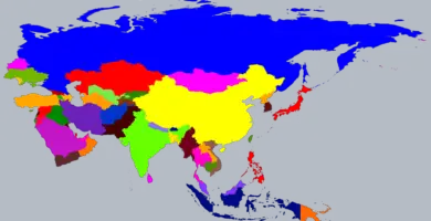 Mapa Interactivo Asia Político