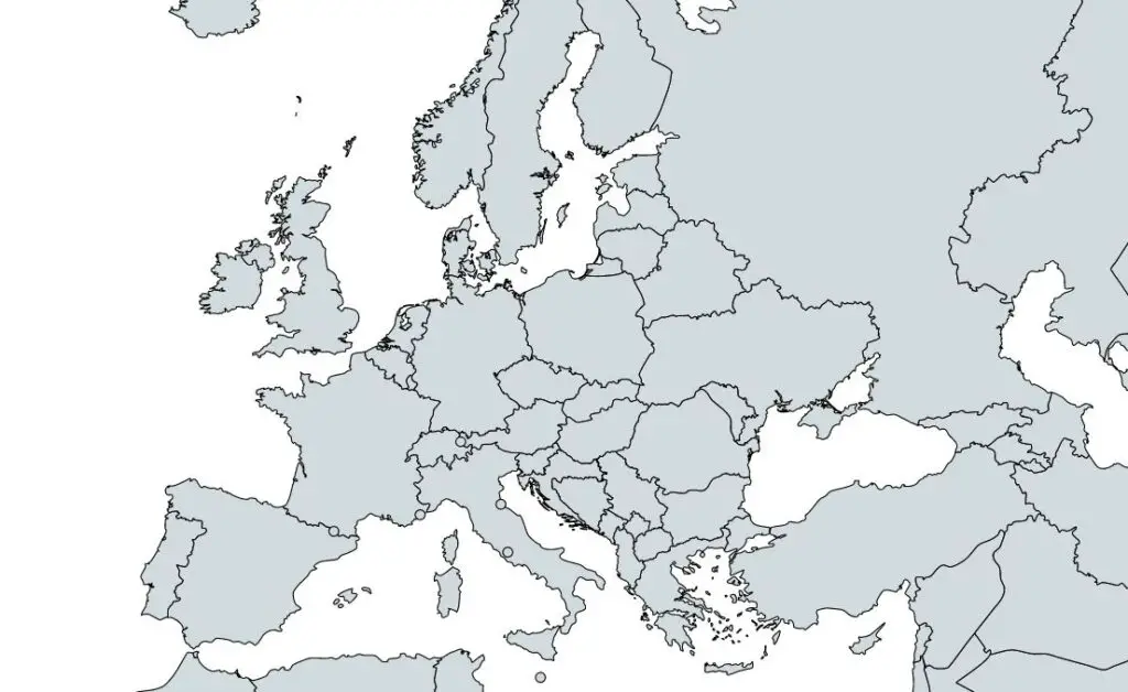 Mapa Interactivo Europa Político