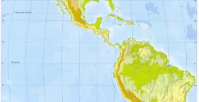 mapa interactivo físico américa