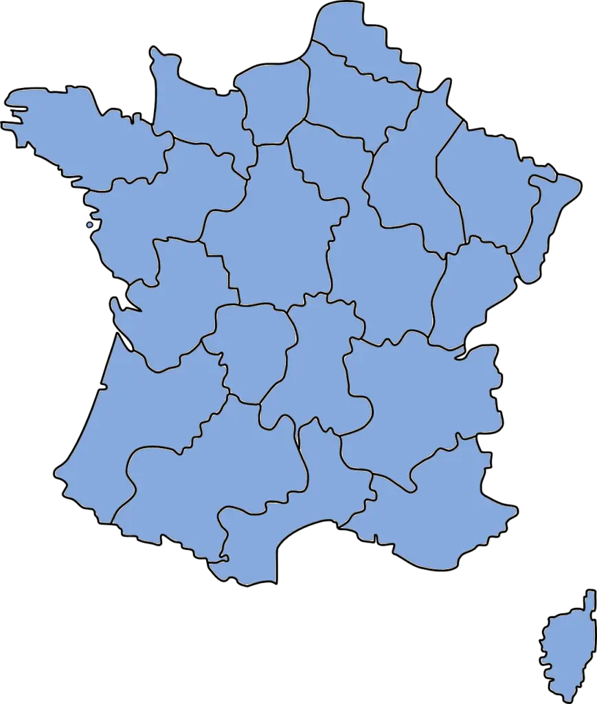 Mapa Interactivo Político Francia