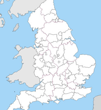 Mapa Interactivo Político Inglaterra