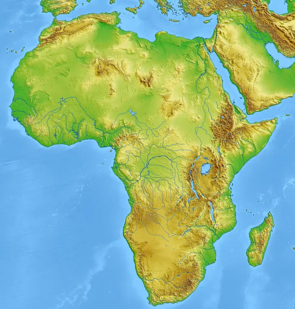 Mapa Interactivo Ríos África
