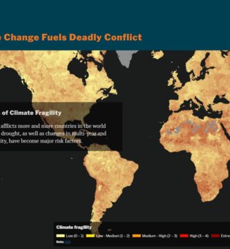 mapa interactivo del cambio climático