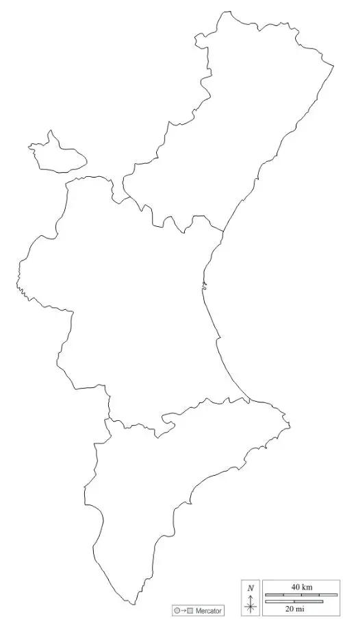 Mapa Interactivo Provincias Comunidad Valenciana