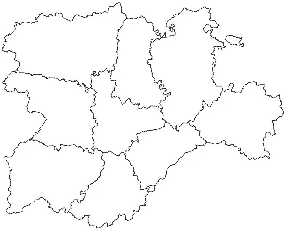Mapa Interactivo Provincias de Castilla y León