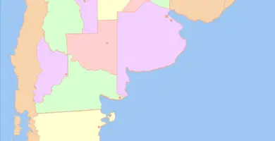Mapa interactivo político Argentina